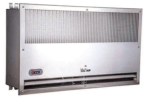 Recessed ceiling Cross Flow Air Curtain with Stainless Steel Cover